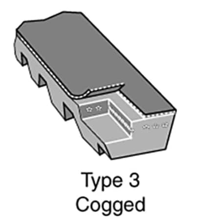 Stens Fan Belt For Kubota B2301 B2320 B2601 B2630 B2650 B2920 266-105